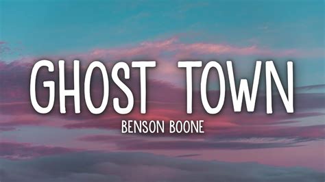 benson boone in the stars lyrics|benson boone ghost town lyrics.